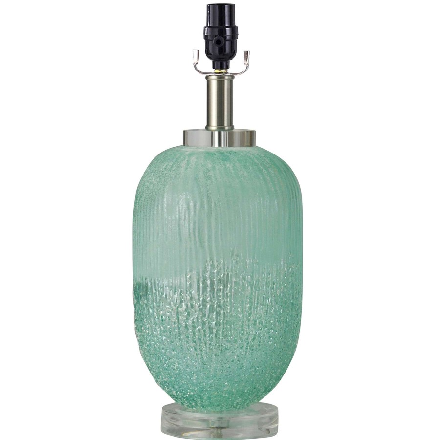 Home Accessories * | Aqua Glass Accent Lamp, 16 Exceptional Design