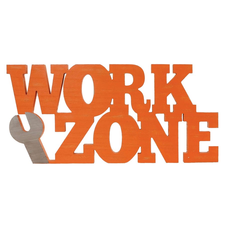 Home Accents * | Work Zone Cutout Table Sign, 22 10 At Reduced Price