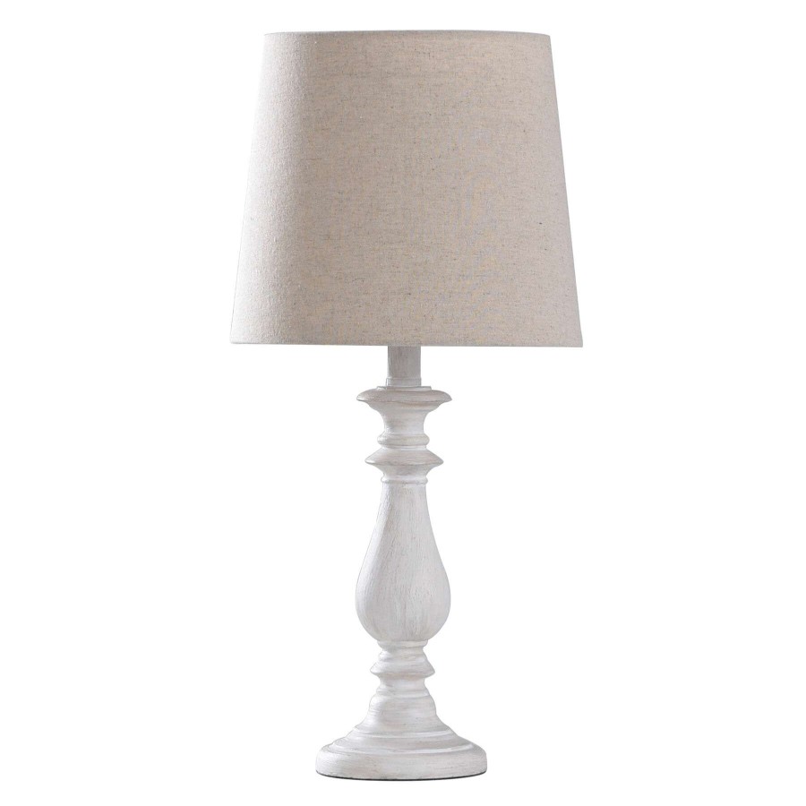 Home Accessories * | White Accent Lamp With Shade, 22 Exceptional Design