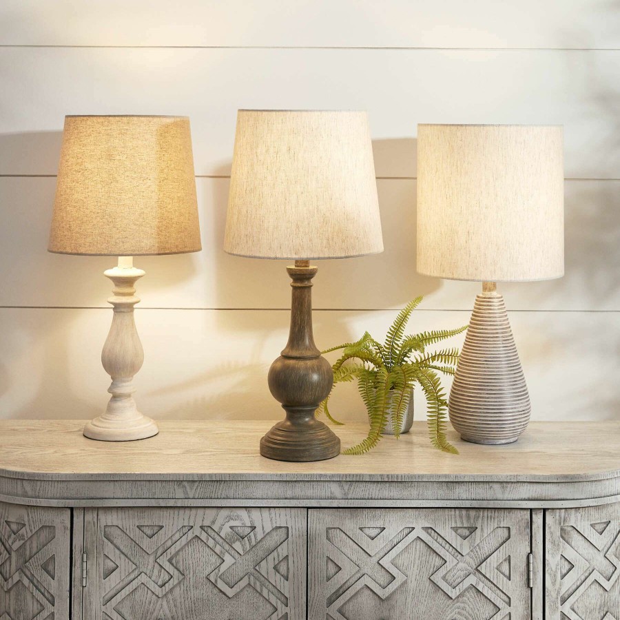 Home Accessories * | White Accent Lamp With Shade, 22 Exceptional Design