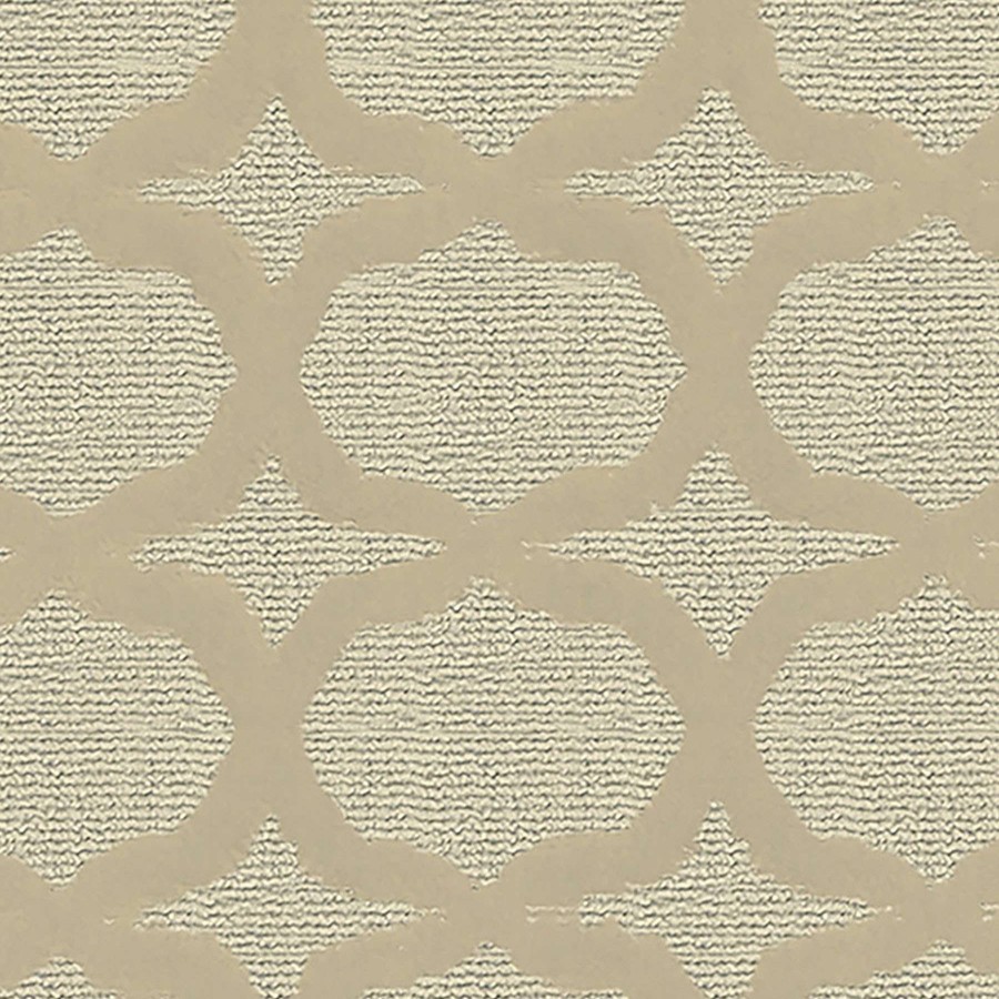 Rugs & Curtains * | Tan Quatrefoil Olefin Scatter Rug, 18 30 Quality Guarantee