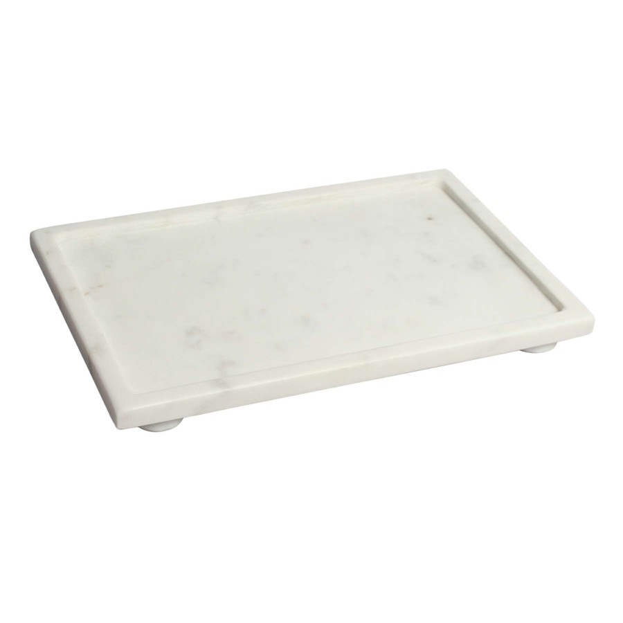 Home Accents * | Laila Ali Marbled Decorative Tray, 12 8 Reduction In Price