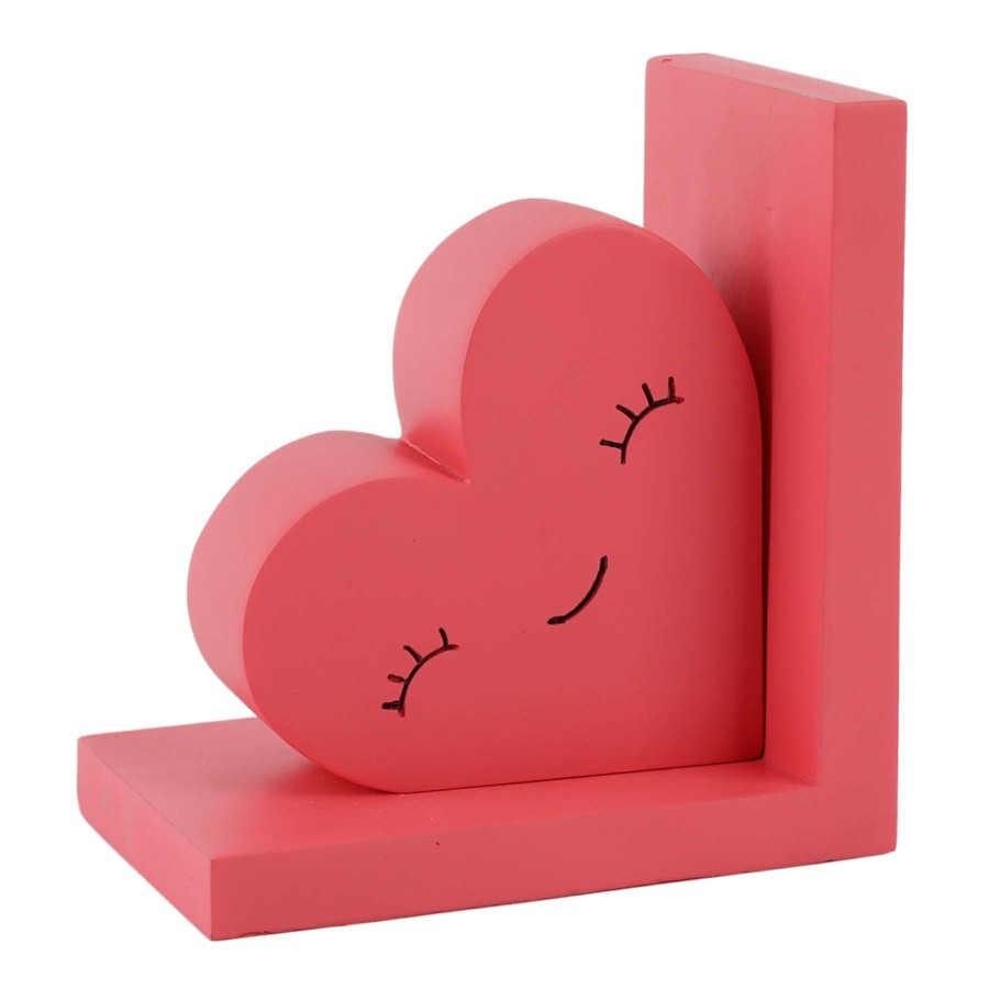 Home Accents * | Heart Bookend Discount