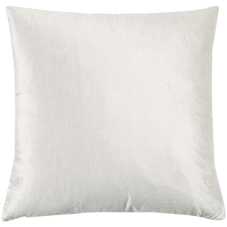 Home Accessories * | Gillmore White Velvet Throw Pillow, 18 Shop