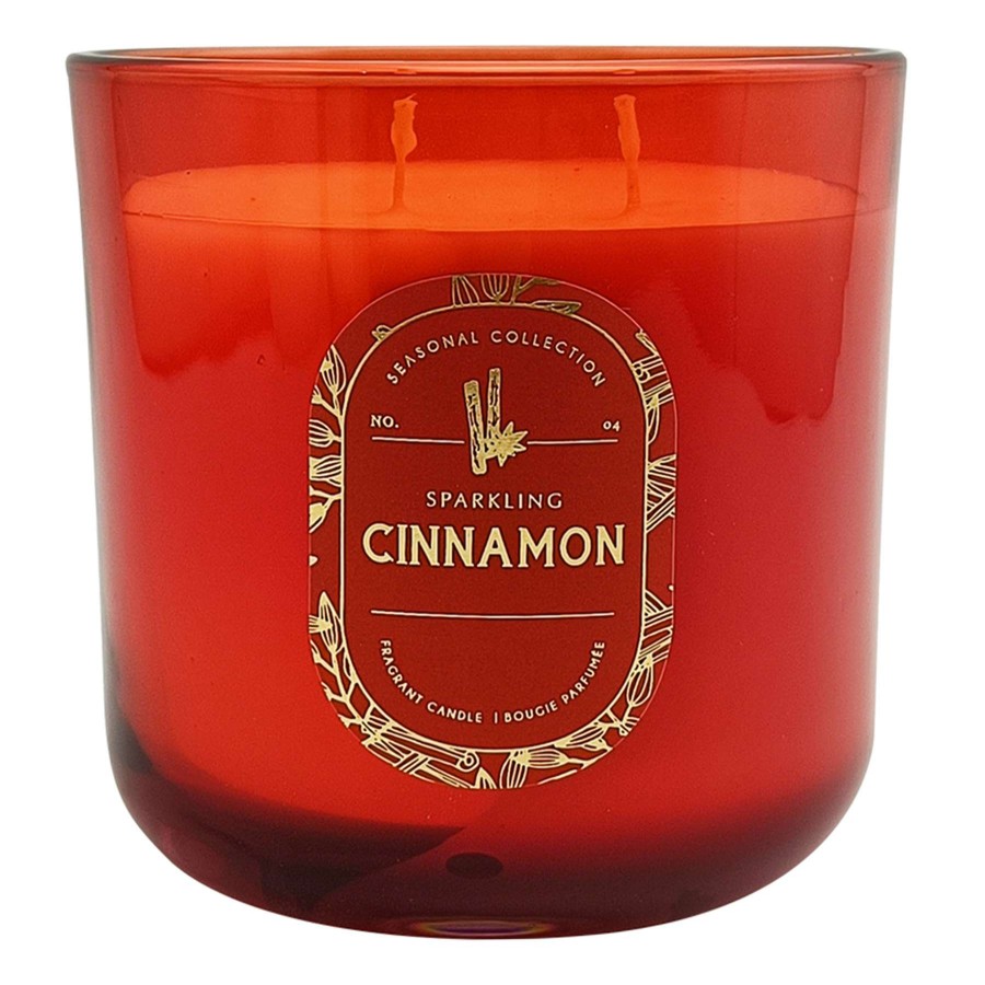 Home Accessories * | 2-Wick Sparkling Cinnamon Scented Candle, 12.5Oz Latest Fashion