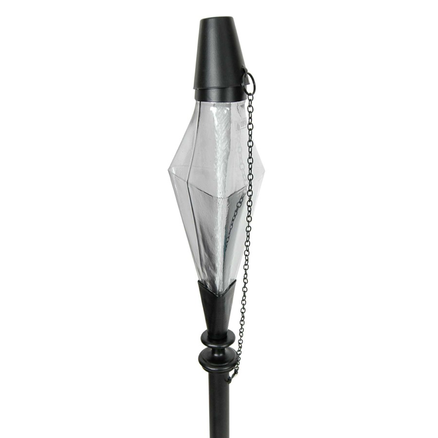 Home Accessories * | Grey & Glass Torch Light, 72 Fantastic Model