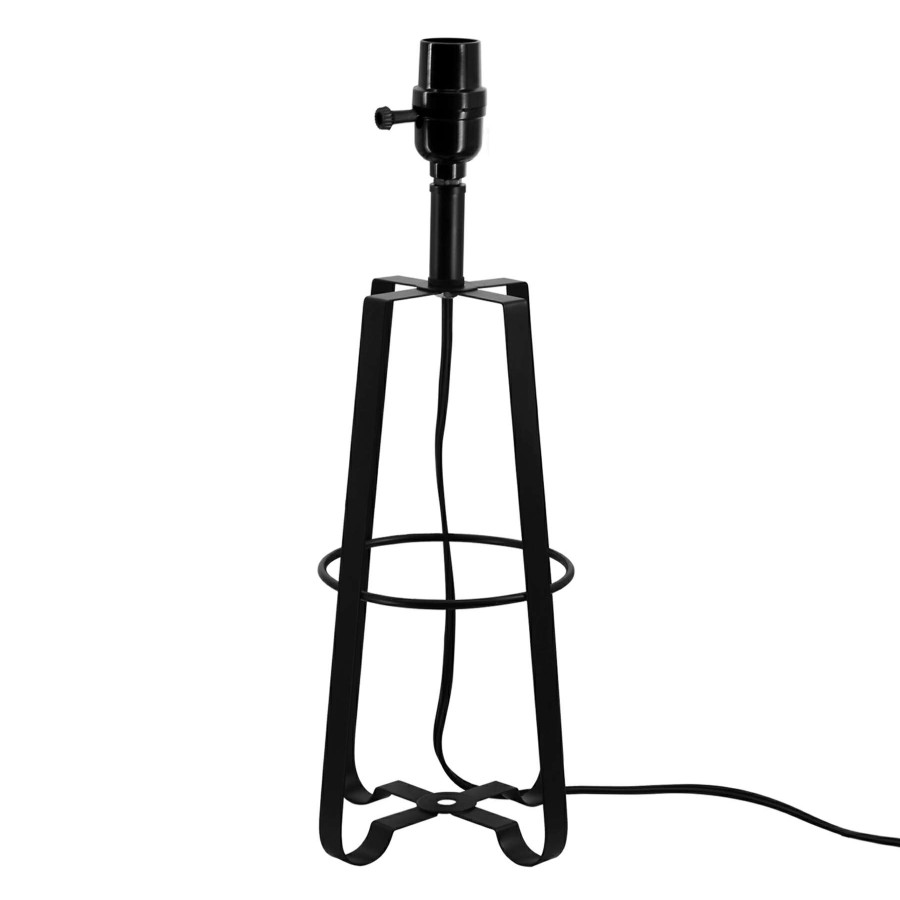 Home Accessories * | Black Metal Accent Lamp, 22.5 Fire Sale