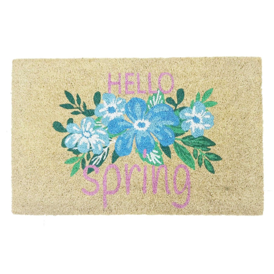 Rugs & Curtains * | Hello Spring Coir Mat, 18 30 Reliable Quality