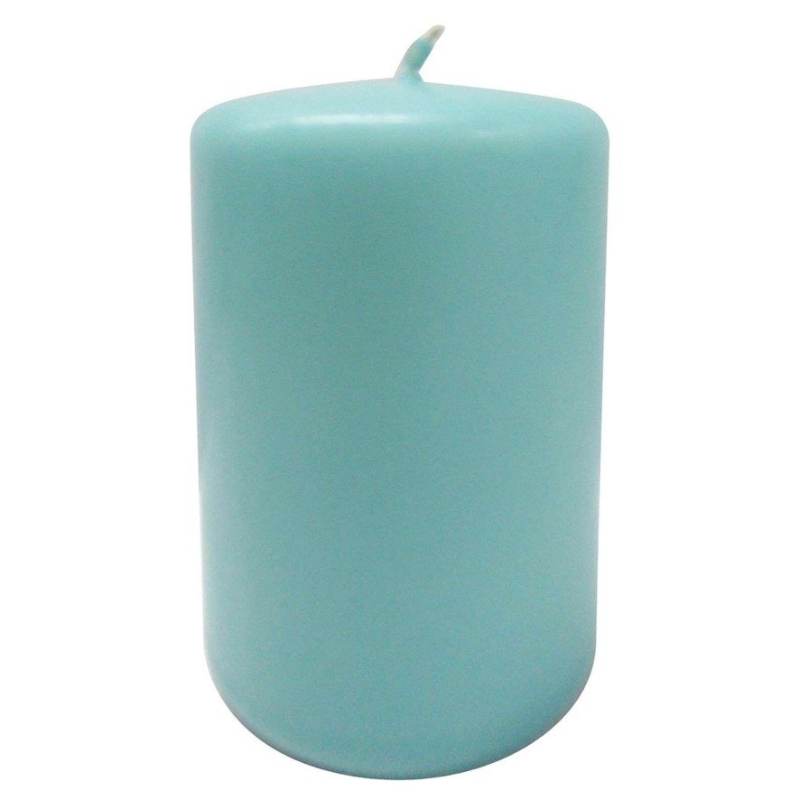 Home Accessories * | Aqua Unscented Overdip Pillar Candle, 4 Reduction In Price