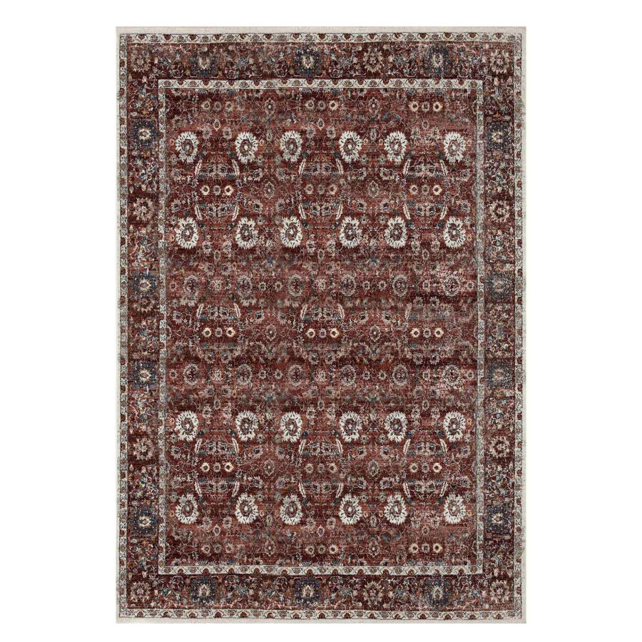 Rugs & Curtains * | (B677) Cypress Silver Floral Rose Area Rug, 8 10 Reliable Quality