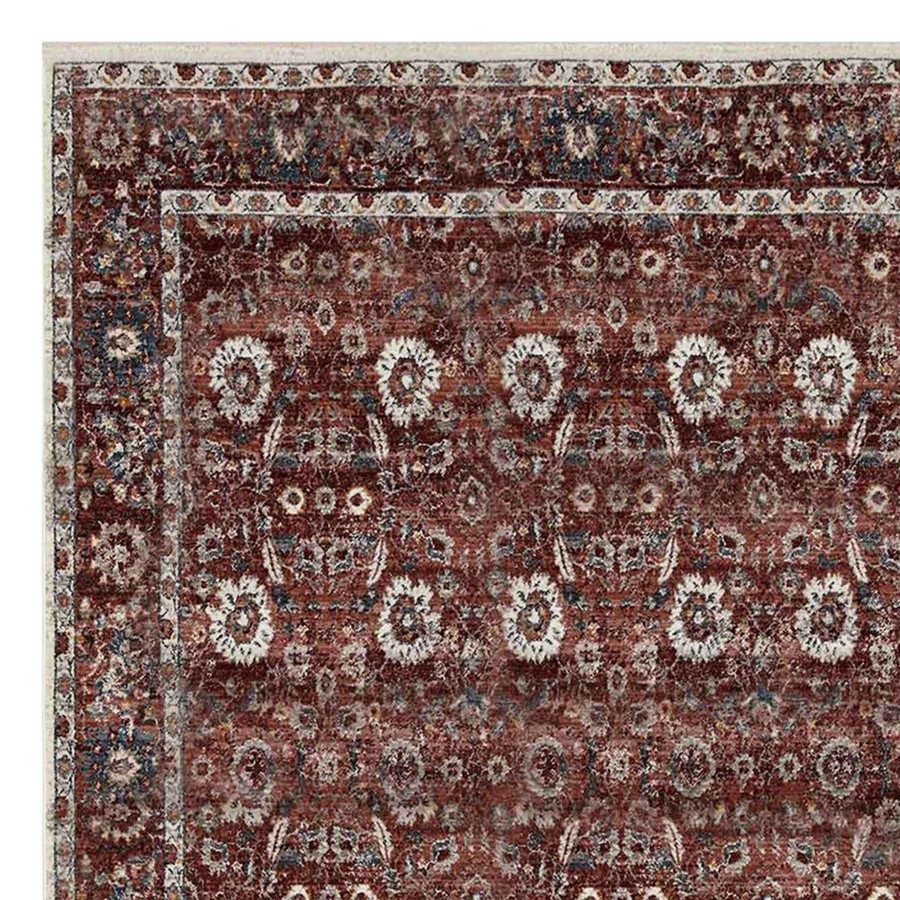 Rugs & Curtains * | (B677) Cypress Silver Floral Rose Area Rug, 8 10 Reliable Quality