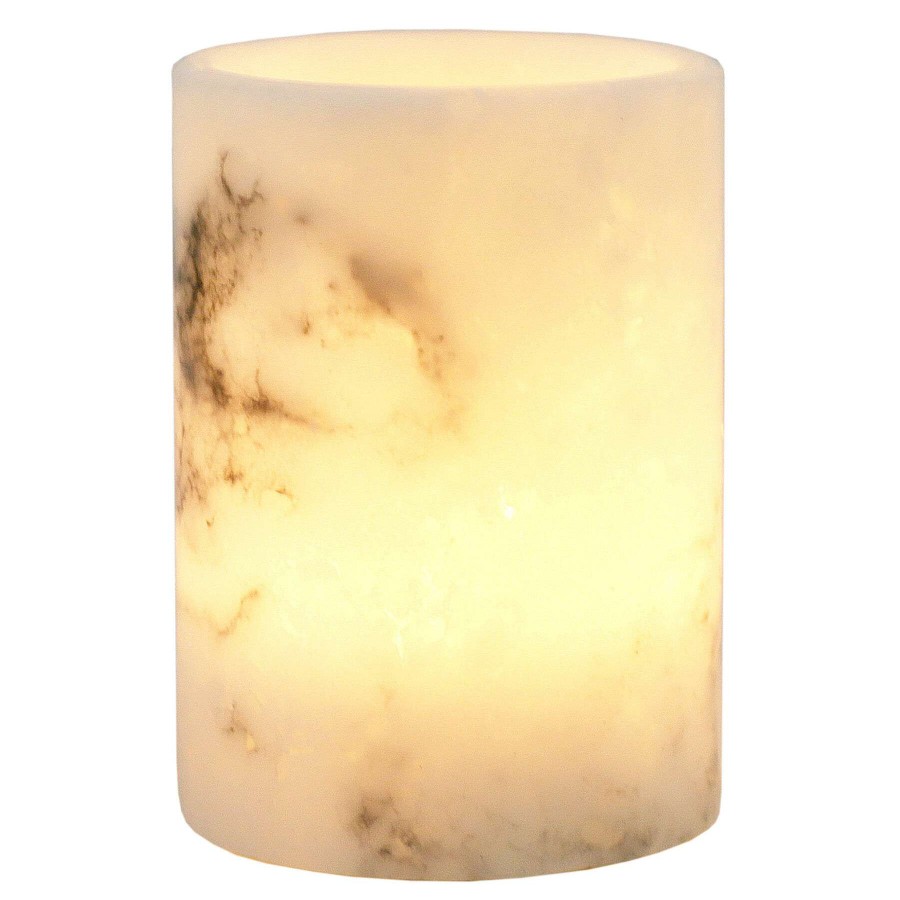 Home Accessories * | 3X4 Led Wax Candles With 6 Hour Timer Marble Exclusive Design