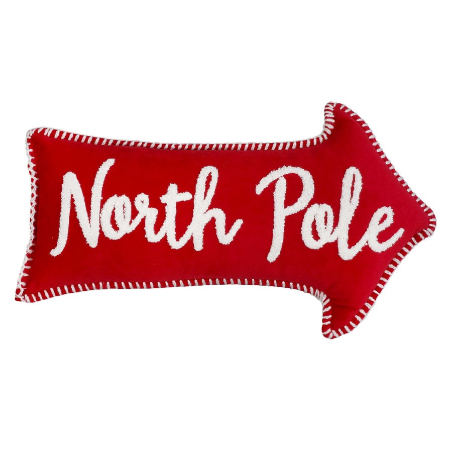 Home Accessories * | North Pole Red Arrow Throw Pillow, 12 20 Exclusive Design