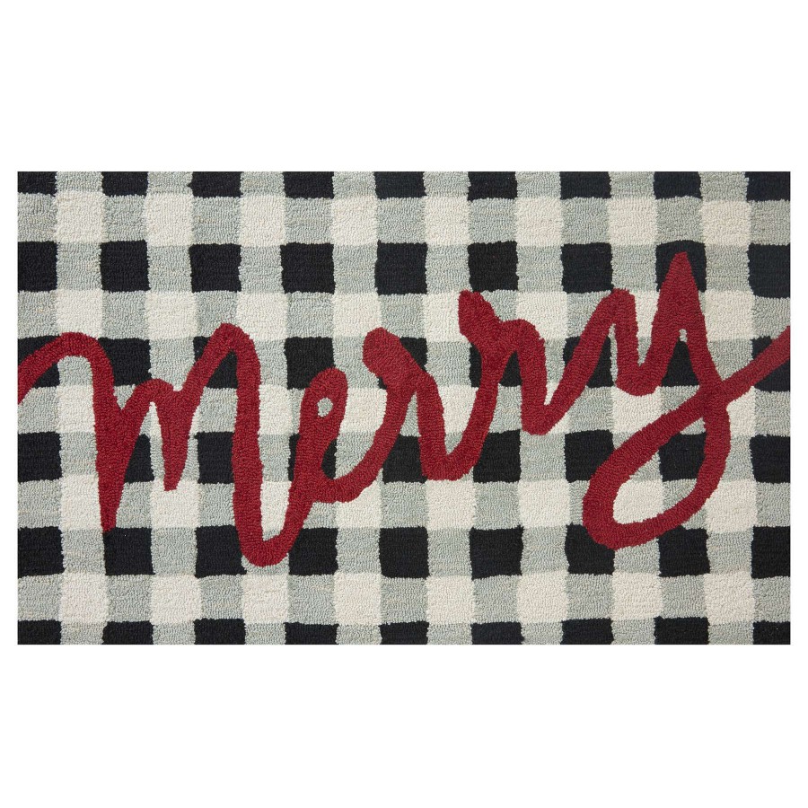 Rugs & Curtains * | Franny Merry Plaid 27X45 Exactly Discount