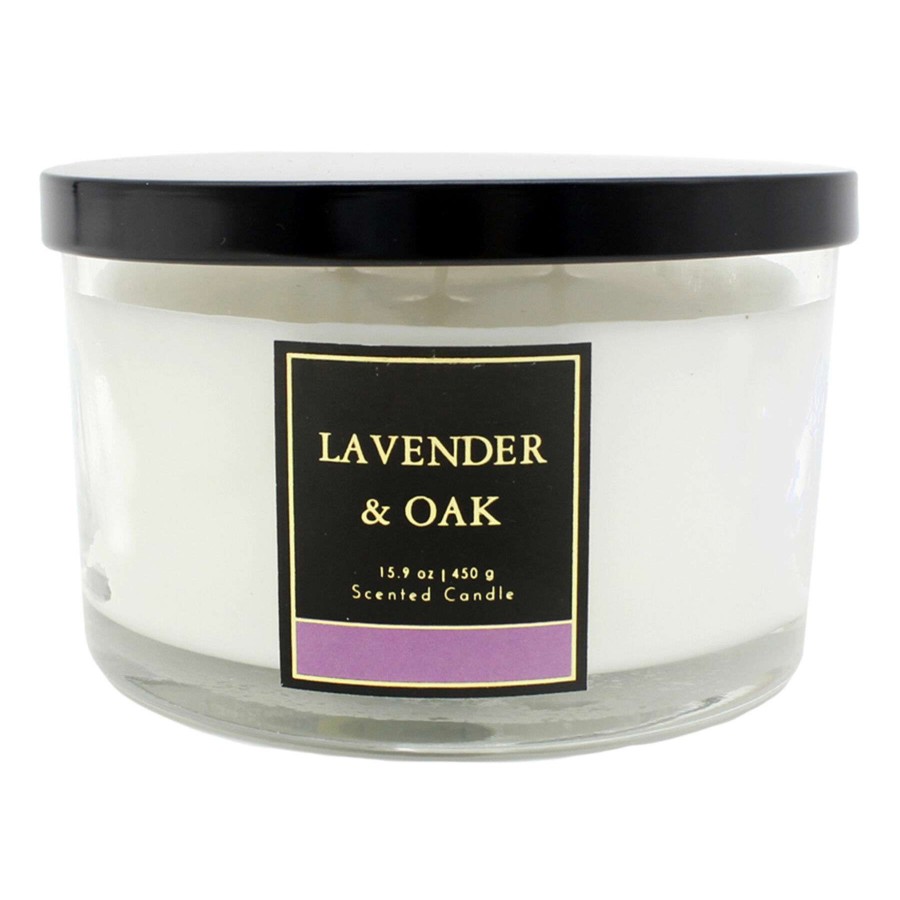 Home Accessories * | Lavender Oak Scented Jar Candle, 15.9Oz Delicate Design