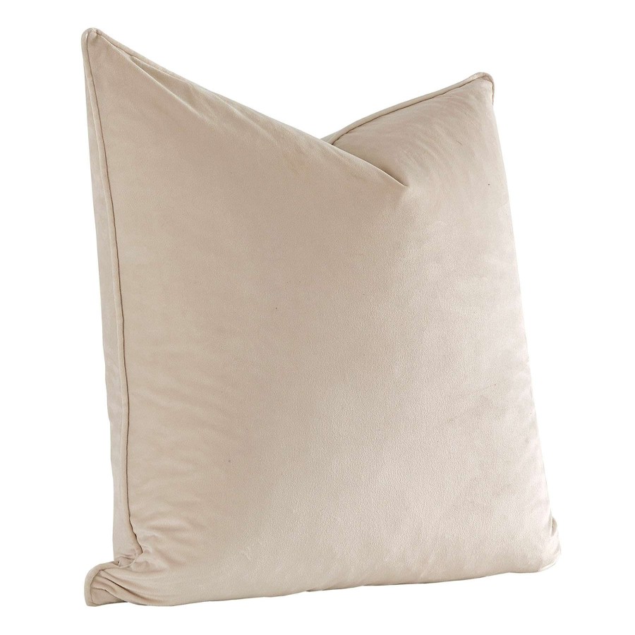 Home Accessories * | Ivory Velvet Pillow, 24 Classical Style