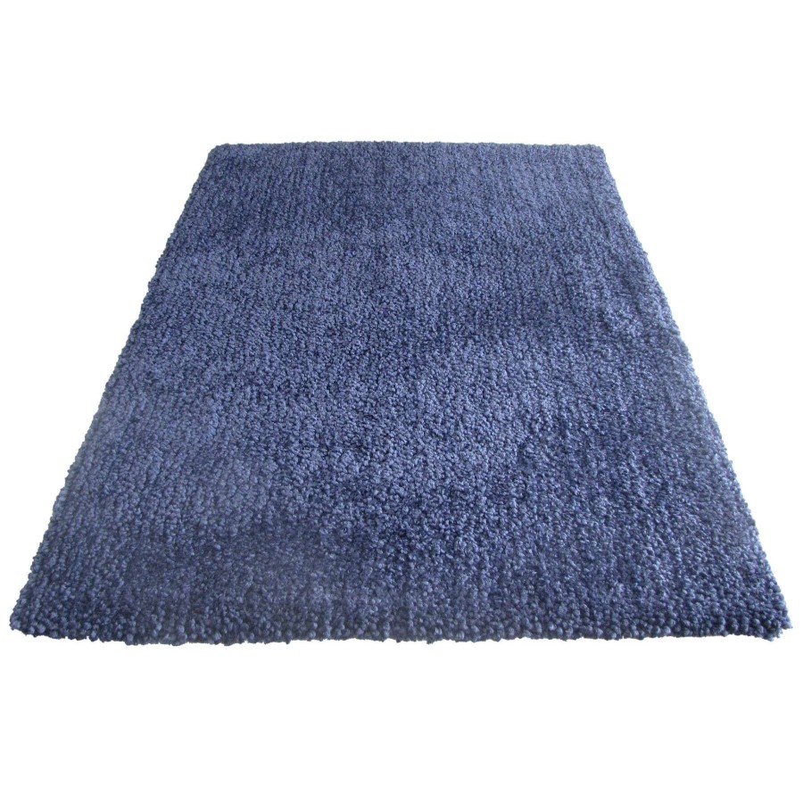 Rugs & Curtains * | (C148) Yeti Blue Shag Accent Rug, 3 5 Lower Prices