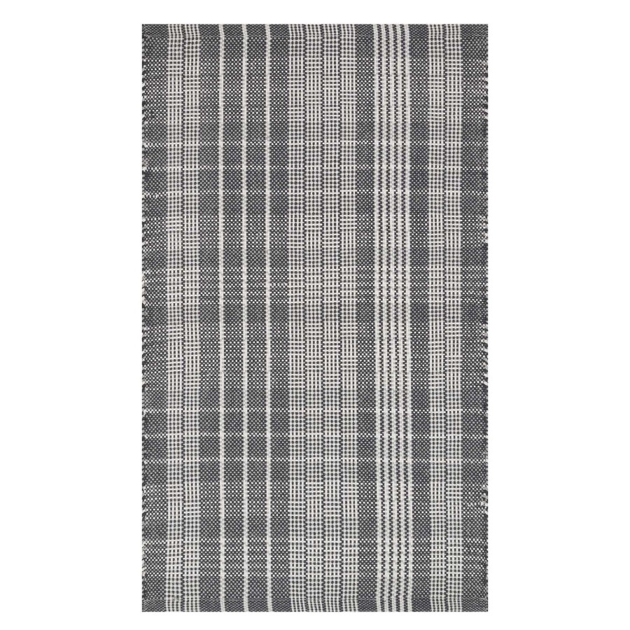 Rugs & Curtains * | Brooklyn Black & Ivory Plaid Accent Rug, 2 4 Exceptional Design