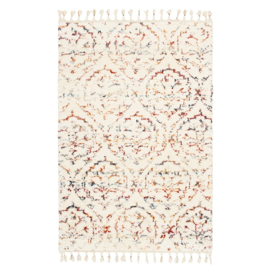 Rugs & Curtains * | (C169) Ogon Medallion Woven Fringe Area Rug, 5 7 Exceptional Design