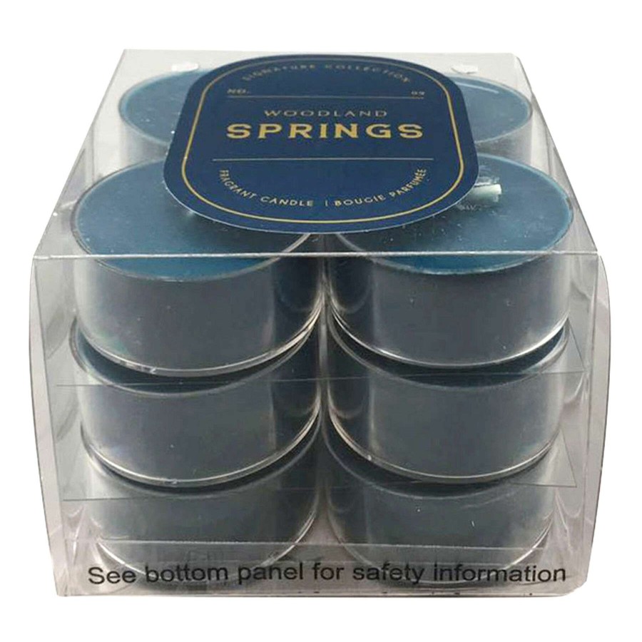 Home Accessories * | 12-Pack Tealight Woodland Springs Outlet Sale