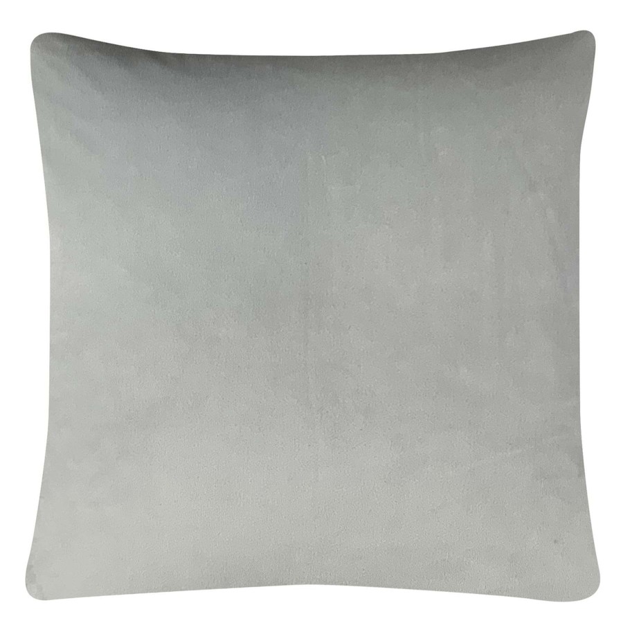 Home Accessories * | Laila Ali Grey Velvet Throw Pillow, 18 Exceptional Design