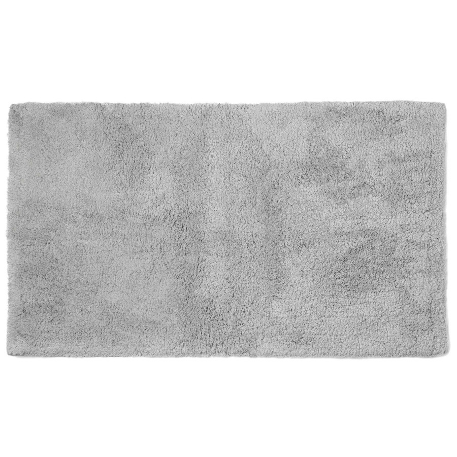 Rugs & Curtains * | Hygro Grey Cotton Bathmat 20X34 Reliable Quality