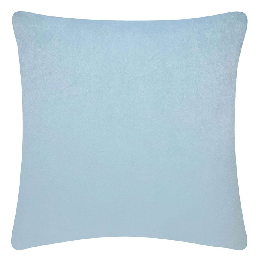 Home Accessories * | Cool Blue & Silver Metallic Print Throw Pillow, 18 Delicate Design