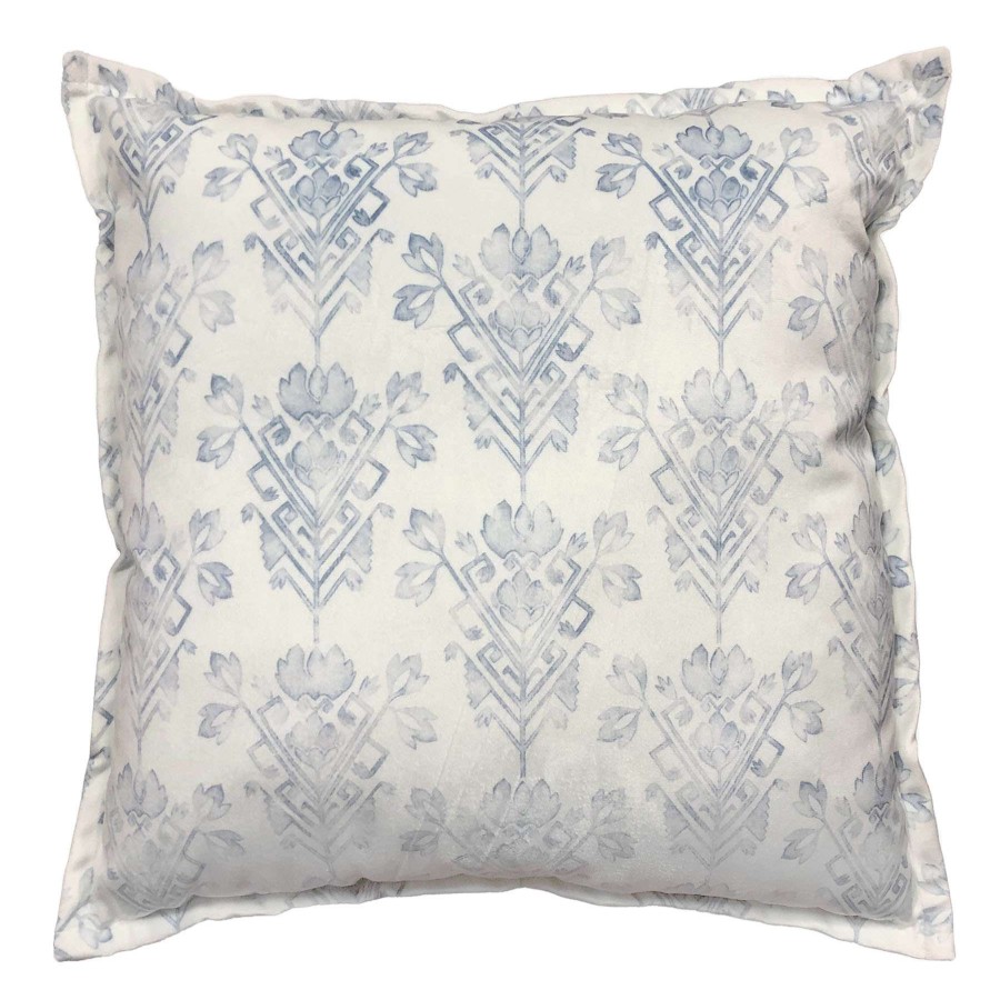 Home Accessories * | Grace Mitchell Blue Fairmount Ikat Throw Pillow, 18 Fire Sale