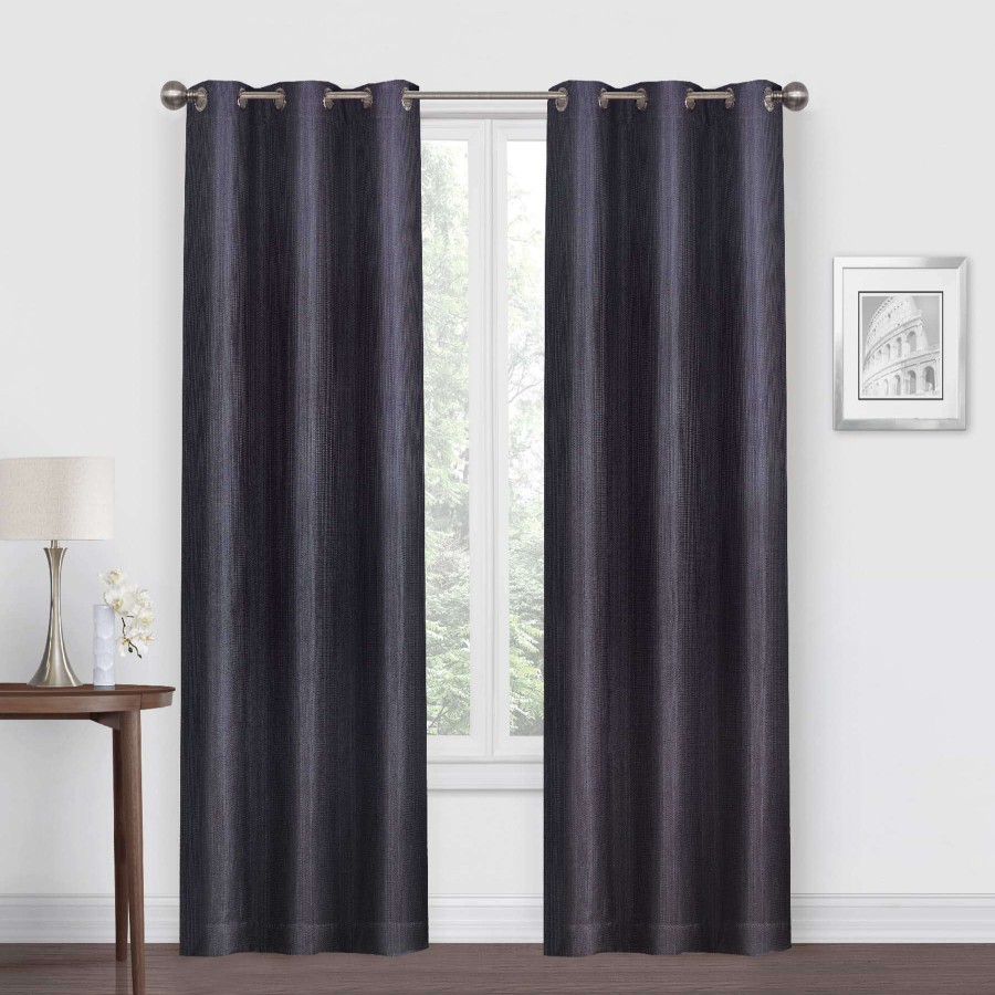 Rugs & Curtains * | Morisson Black Blackout Grommet Curtain Panel, 84 Discounts