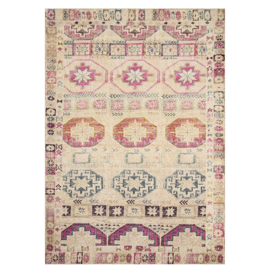 Rugs & Curtains * | (B791) Rover Taupe Multi-Colored Area Rug, 5 7 Classical Style