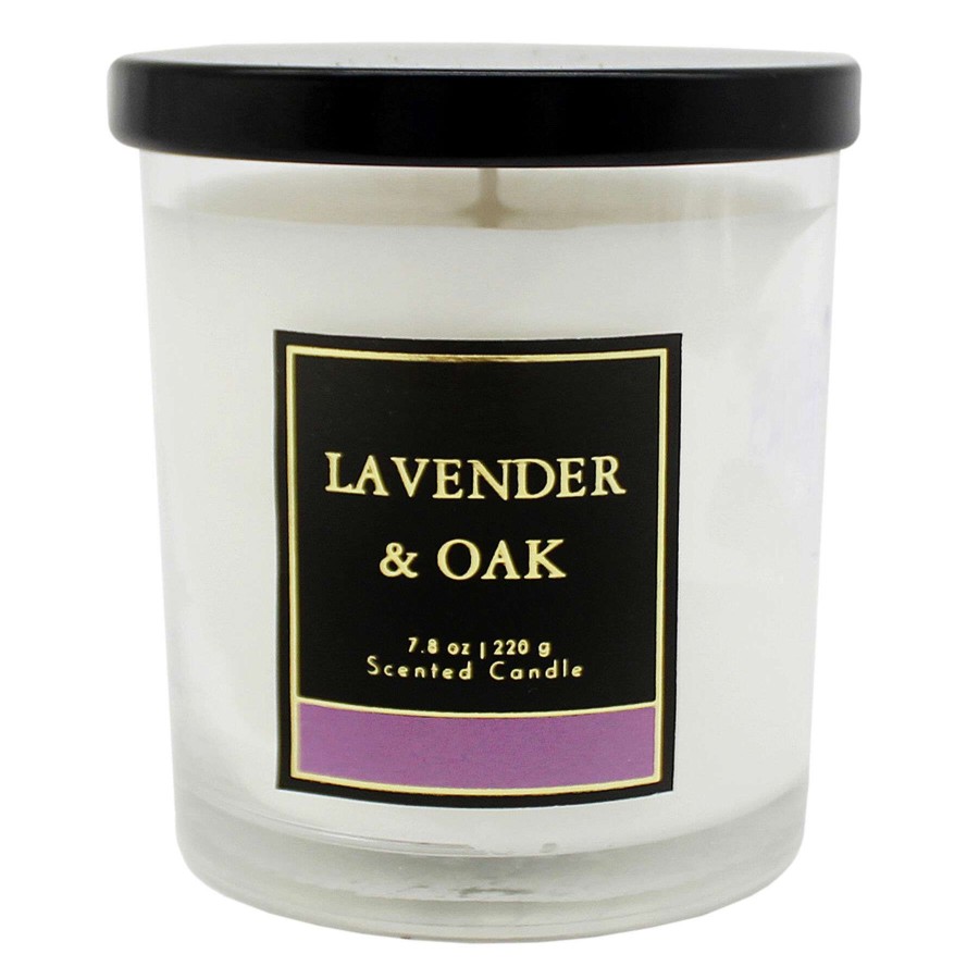 Home Accessories * | Lavender Oak Scented Jar Candle, 7.8Oz Exactly Discount