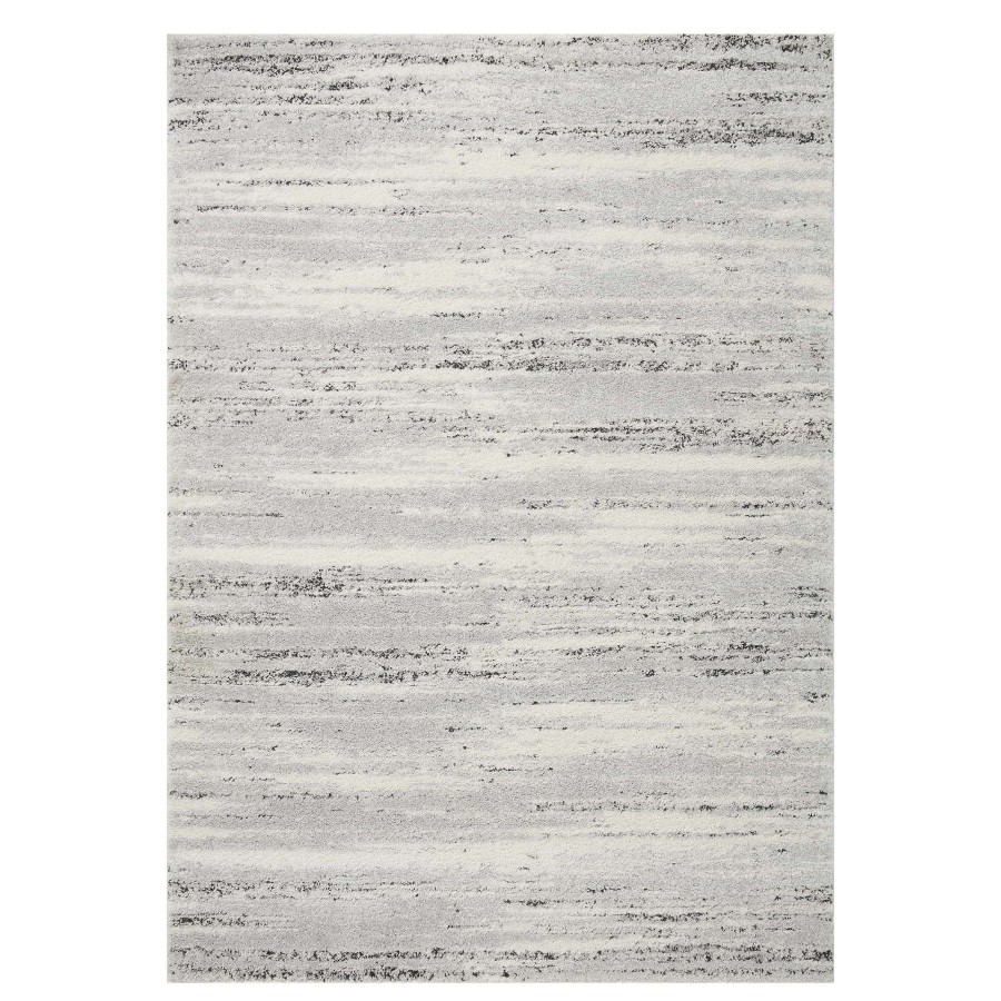 Rugs & Curtains * | B808 Boulder Ivory/Grey Area Rug 5X7 Reliable Quality