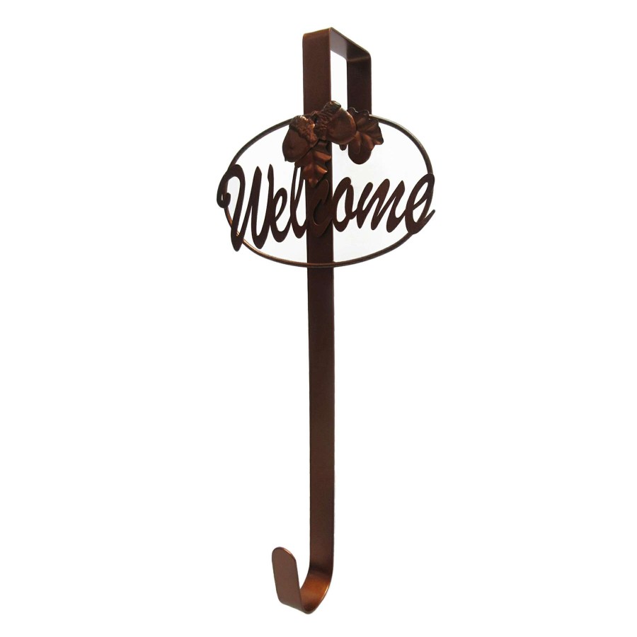 Home Accessories * | Welcome Over The Door Wreath Hanger, 15 Fire Sale