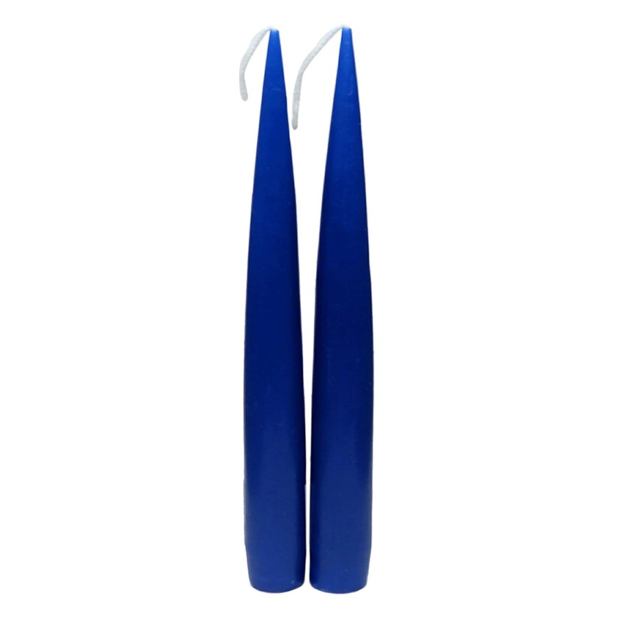 Home Accessories * | 2Pk 8In Navy Taper Discount Store