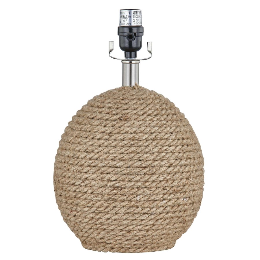 Home Accessories * | Jute Accent Lamp, 14 Outlet Sale