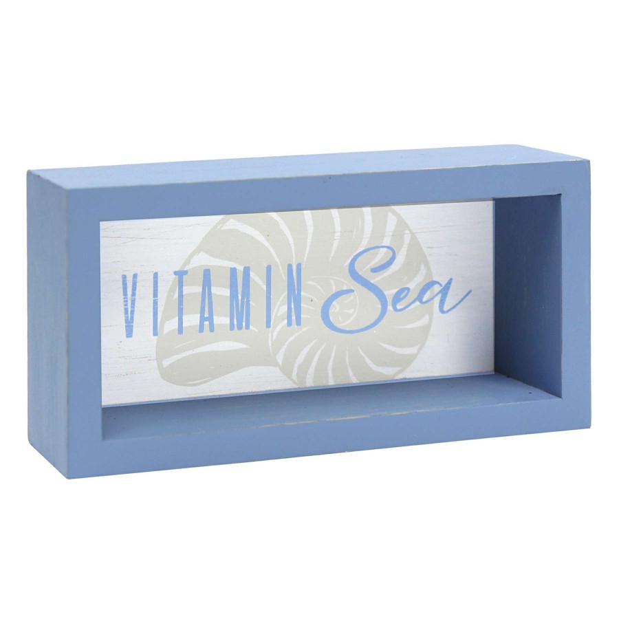 Home Accents * | Ty Pennington Vitamin Sea Block Sign, 3 6 Latest Fashion