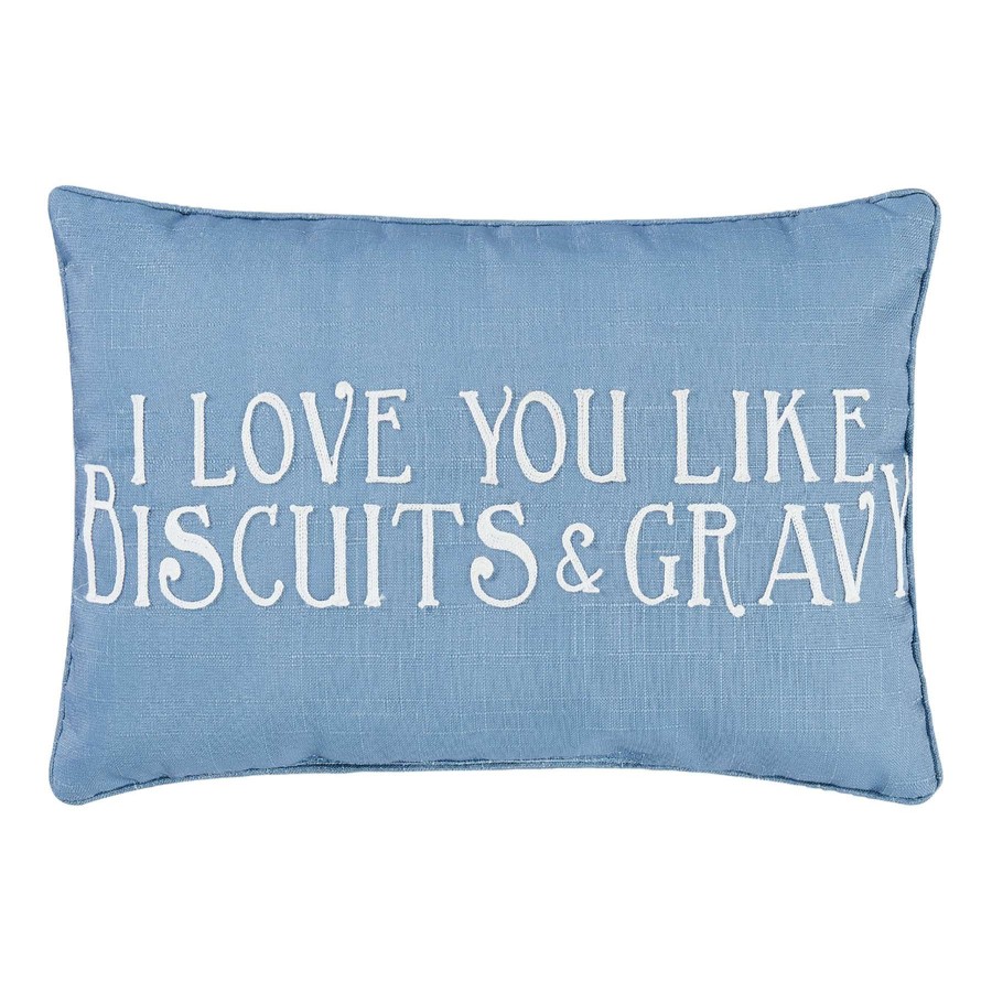 Home Accessories * | Biscuits & Gravy Throw Pillow, 18 12 Outlet Sale