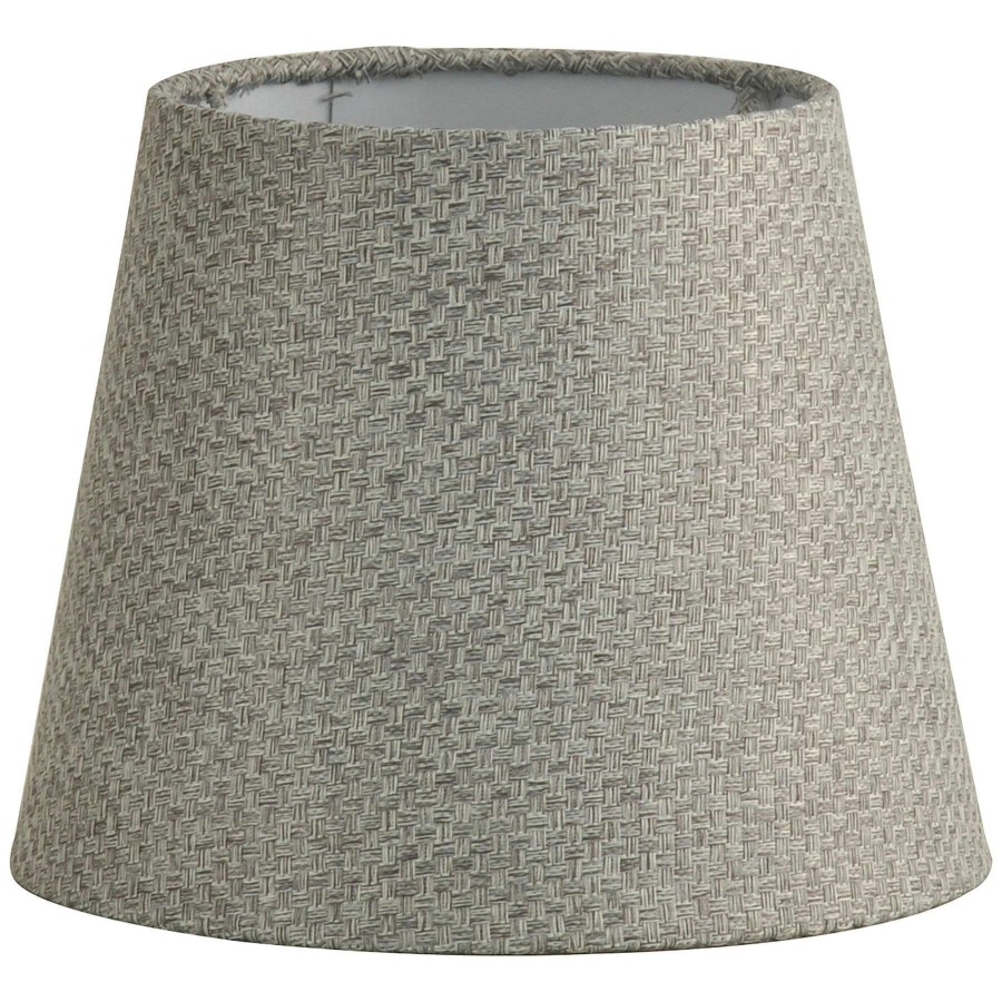 Home Accessories * | Grey Tweed Accent Lamp Shade, 8 7 Latest Fashion