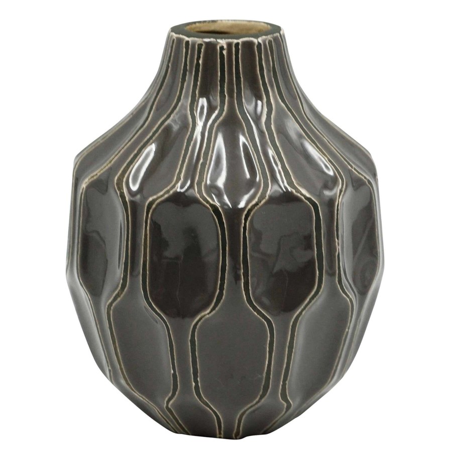 Home Accents * | Katherine Grey Vase, 6 Discounts