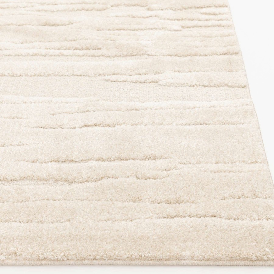 Rugs & Curtains * | (D559) Waterford Neutral Textured Runner, 2 7 Outlet Sale