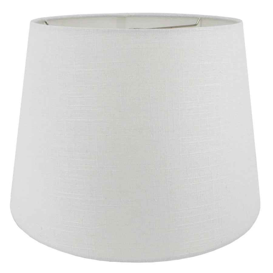 Home Accessories * | White Oversized Lamp Shade, 12 13 Classical Style