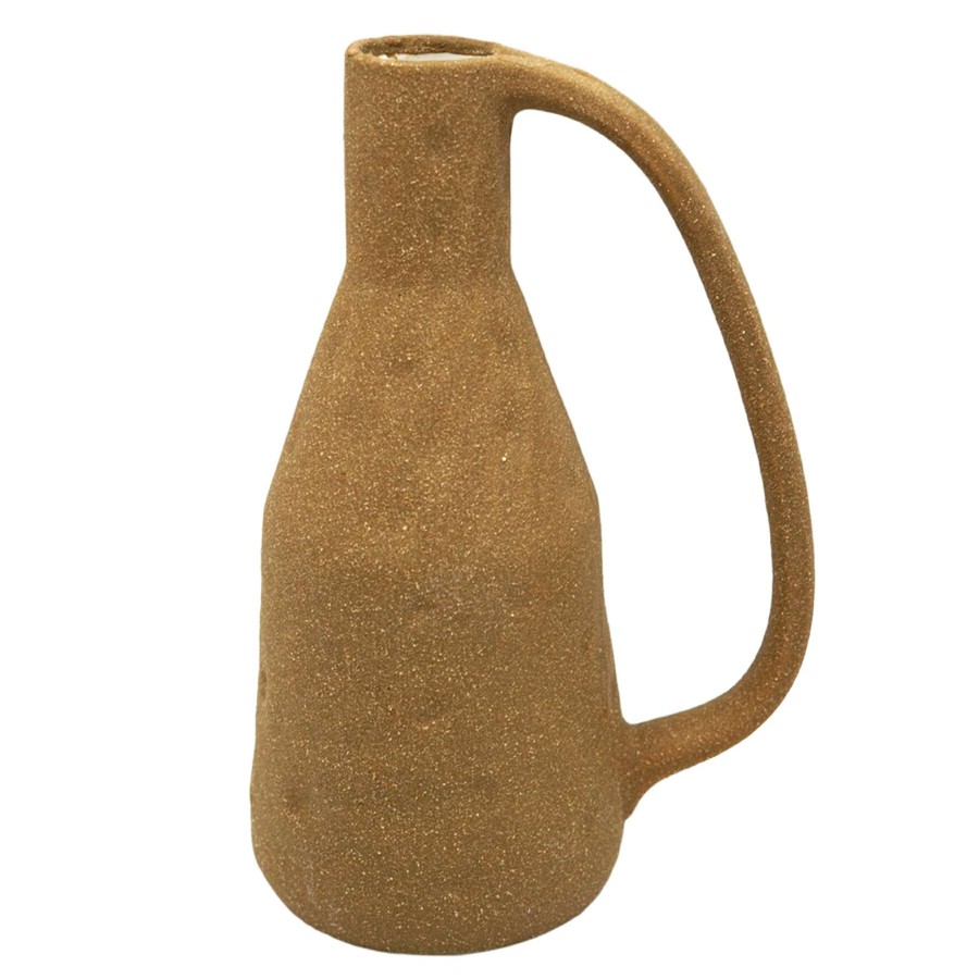 Home Accents * | Tracey Boyd Natural Ceramic Vase, 10 Outlet Sale