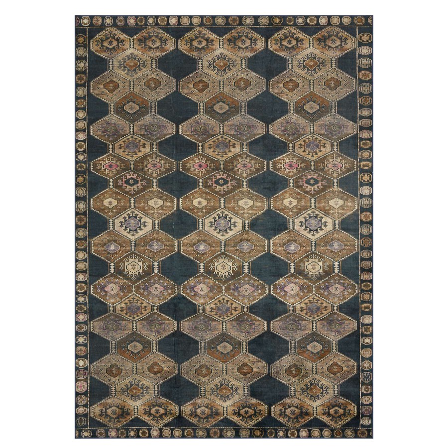 Rugs & Curtains * | (D571) Freya Black Medallion Washable Area Rug, 8 10 Outlet Sale