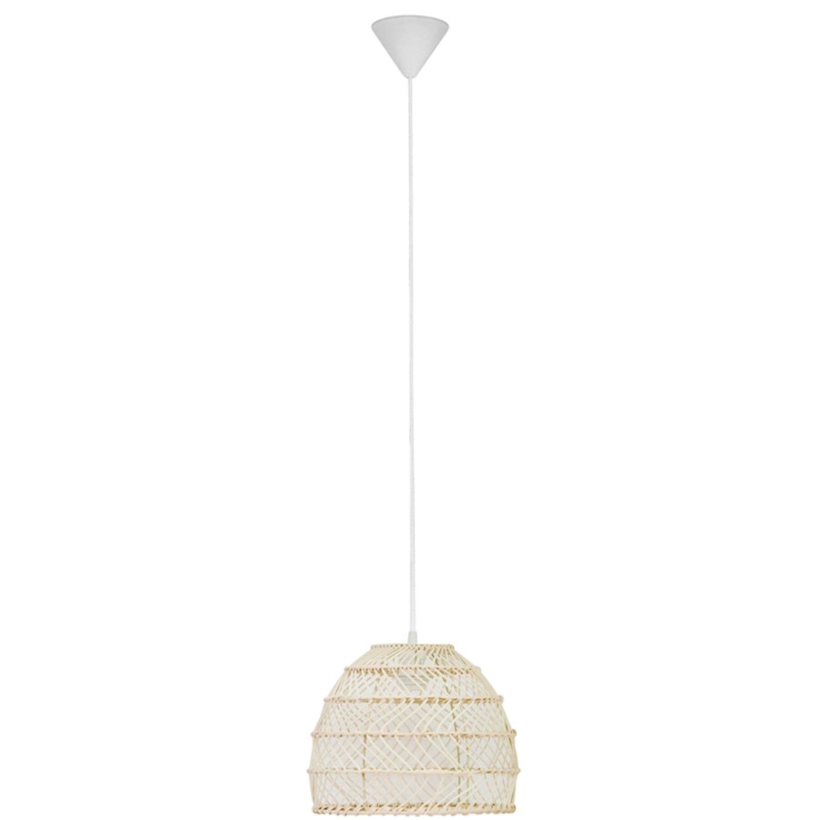 Home Accessories * | Tan Wicker Hanging Pendant Light, 9 Quality Guarantee