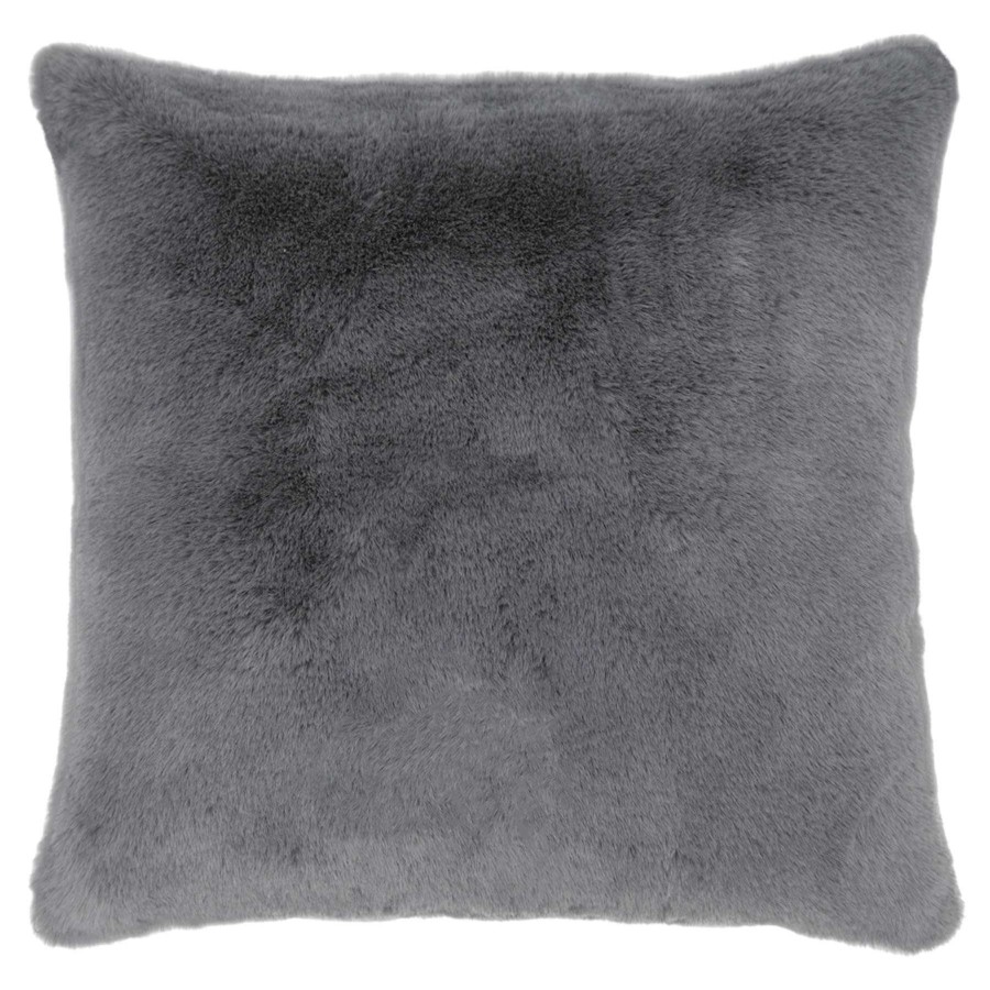 Home Accessories * | Vivian Grey Faux Fur Throw Pillow, 18 Lower Prices