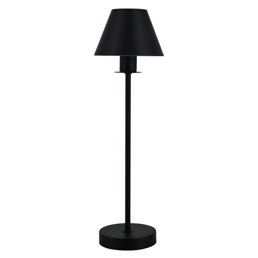 Home Accessories * | Honeybloom Black Metal Buffet Table Lamp With Metal Shade, 24 Outlet Sale