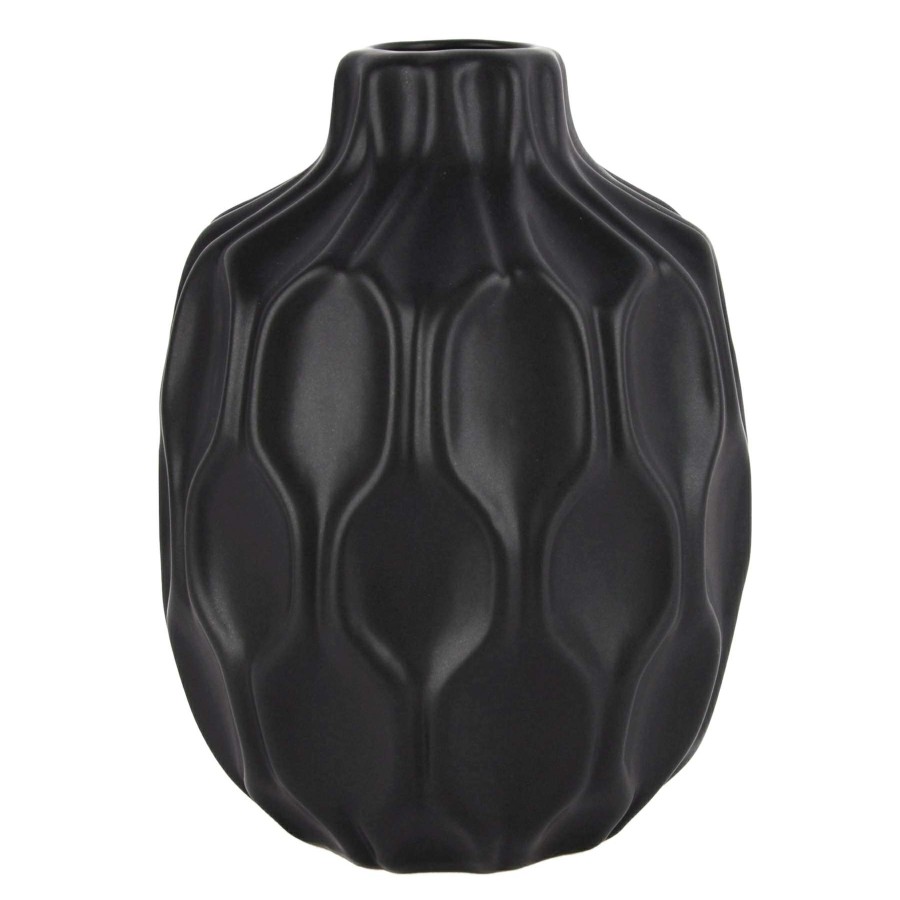 Home Accents * | Katherine Matte Black Vase, 8 Outlet Sale