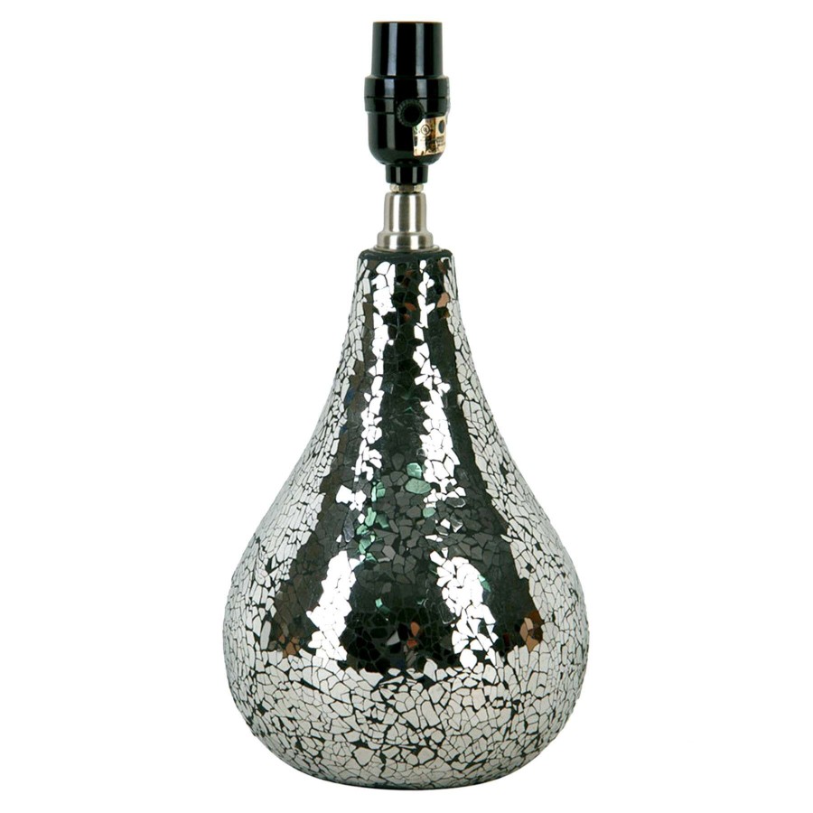 Home Accessories * | Grey Mosaic Accent Lamp, 13.5 At Discount Prices