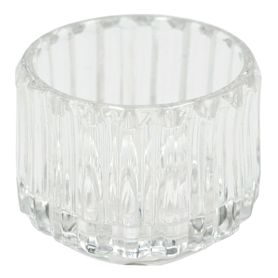 Home Accents * | Grace Mitchell Beveled Glass Votive Candle Holder Outlet