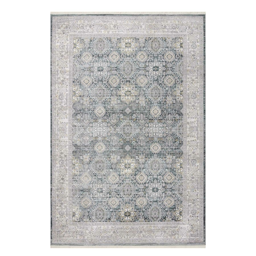 Rugs & Curtains * | Tracey Boyd B806 Anna Green Medallion Area Rug 5X7 Discounts